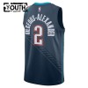 NBA Børn Trøje Oklahoma City Thunder Shai Gilgeous-Alexander 2025-26 Nike City Edition Sort Swingman